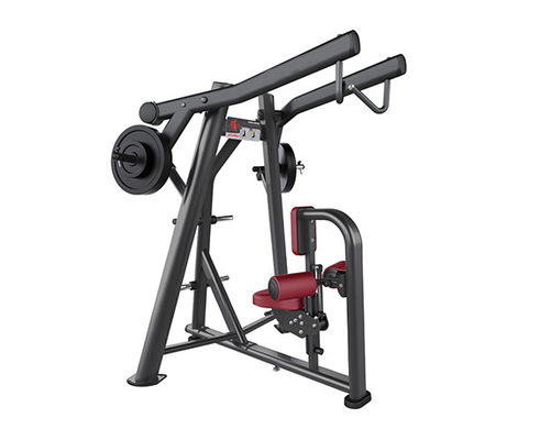 Buy Unisex Commercial Gym Equipment Indoor Plate Loaded Machines High Row Lat Pulldown Machine with Steel Back Extension online manufacture