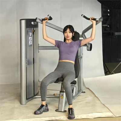 Buy Body Building Steel Gym Shoulder Press Machine Targeted Shoulder Strength Training online manufacture