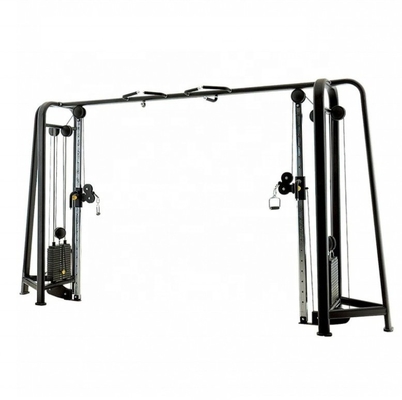 Buy Adjustable Cable Crossover Pin Load Selection Machines Steel Fitness Equipment for Gym for Chest Back Shoulder Leg Arm Workout online manufacture