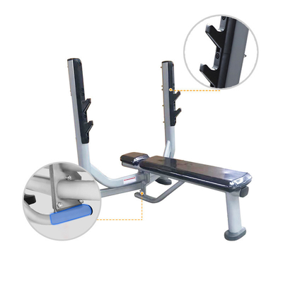 kopen Groothandel Hoogwaardige platte stalen bank Home Gym Fitness apparatuur Medium Loader Weight Bench online vervaardiging