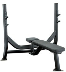 주문 도매 고품질 평평 스틸 벤치 홈 체육관 피트니스 장비 중량 로더 무게 벤치 online manufacture