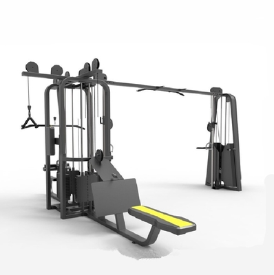 Buy Unisex 5 Station Multi-Function Gym Trainer Equipment Custom Logo Strength Machine Training Commercial Steel Chest Bodybuilding online manufacture
