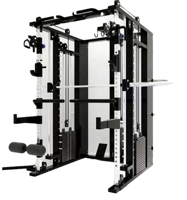 comprar Máquina Smith multifuncional com 3 pilhas de peso (80KG * 3) - Porta-quadrilha de barra ajustável durável para treinamento de fitness unisex fabricação em linha