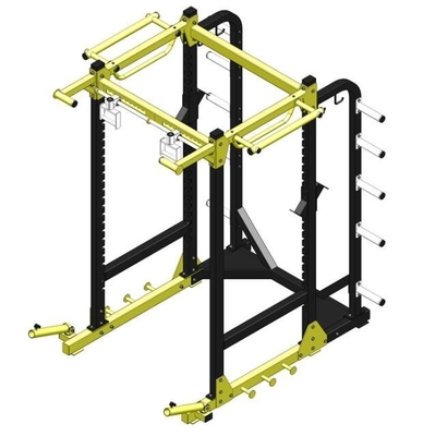 Buy Commercial Multi-Functional Folding Gym Rack Smith Station for Squat Chest Shoulder Workout Leg Press Machine Back Arm Exercise online manufacture