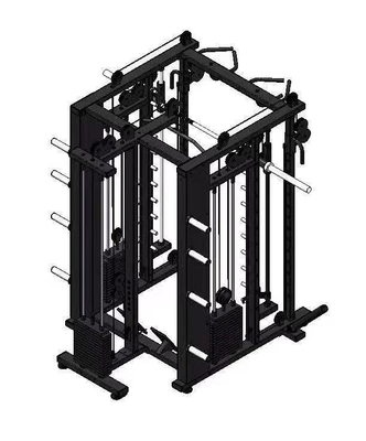 comprar Crossover de cabo para estação multifunção Smith Machine Equipamento de fitness Peito Exercício nas costas Ginásio interior Rack Função das pernas Uso online manufacture