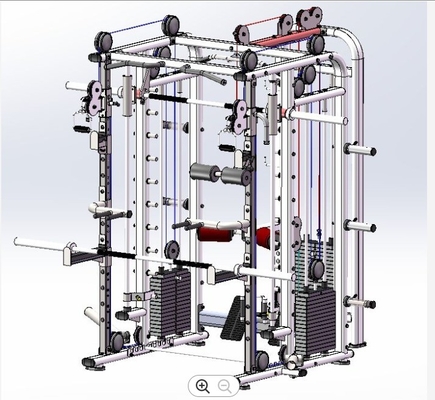 comprar Estação Funcional Mutli Equipamento de Ginásio em Casa Peito Perna Curl Press Smith Machine com Squat Power Rack fabricação em linha