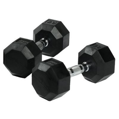 comprar Conjunto comercial de halteres de levantamento de peso Homem Fitness Humilhação de borracha preta Hex Humilhação de alta qualidade Ferro fundido Hex Humilhação de borracha fabricação em linha