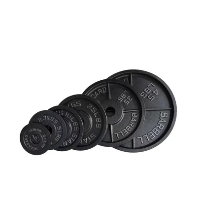comprar Venta al por mayor Placas de peso estándar de hierro fundido para entrenamiento con pesas libres de alta calidad online manufacture