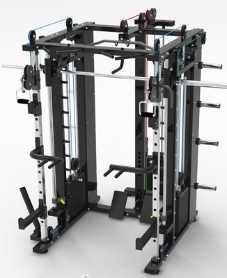 comprar Equipamento de ginástica Máquina Smith Multifuncional Com Máquina Crossover de Cabos fabricação em linha