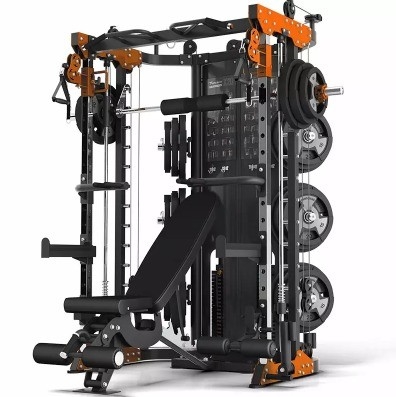Buy Gym Machine Strength Training Smith Machine with Cable Cross Over online manufacture