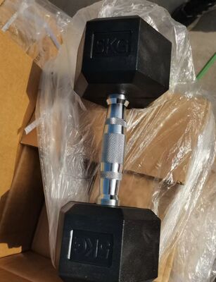 خرید Hex Dumbbell وزن آزاد تجاری ورزشگاه تجهیزات تناسب اندام لاستیک پوشانده ابزار آموزش قدرت برای ورزش خانه و ورزشگاه online manufacture