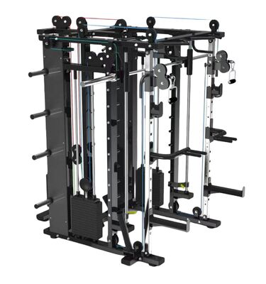 kupować Profesjonalny stojak przysiadający z maszyną Smith Multifunctional Gym Equipment online manufacture