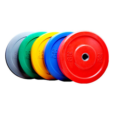 acheter Plaque de poids en caoutchouc de couleur Plaque de barbel Commercial Gym Fitness Equipement pour l'entraînement en force et le levage de force online manufacture