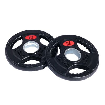 kaufen Befreeman Tri Grip Gummi-Stoßfänger-Gewichtsplatte mit 3 Löchern für kommerzielle Fitnessstudio-Krafttrainingsgeräte Großhandel Hochwertige Fitnessstudio-Geräte Stoßfänger-Gewichtsplatte online manufacture