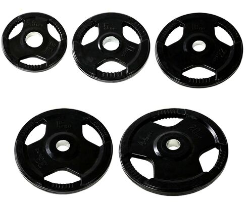 acheter Plaque de poids à rebond Befreeman Durable Tri Grip avec 3 trous - Équipement de fitness pour la musculation - Vente en gros d'équipement de gym de haute qualité - Plaque de poids à rebond online manufacture