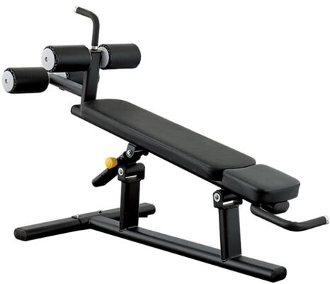 comprar Máquina de ginástica doméstica comercial de declínio ajustável banco de cruzamento abdominal com carregador médio de aço de extensão traseira online manufacture