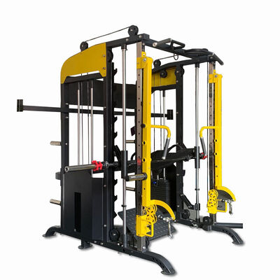 comprar Comerciante Multifuncional Smith Machine Gimnasio Entrenamiento de fuerza de cuerpo completo Multifunción Power Rack Equipo de acondicionamiento físico completo Freeman Machine online manufacture