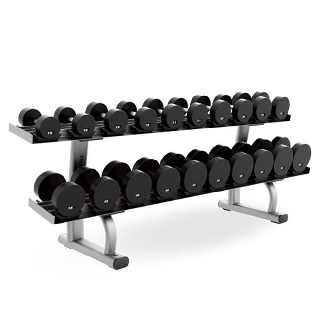 Gym Equipment Dumbbell Sets Rack Free 2 Layers Dumbbell Rack Set Rack ...