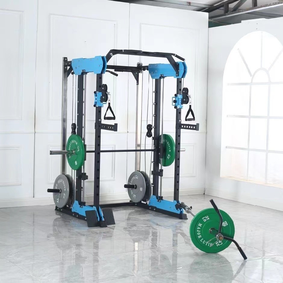 Rowing Rack Machine Workout Equipment Weight Bench Rowing Leg Press Smith Machine Squat ...