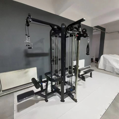 Commercial Gym Equipment Adjustable Pulley 4-Station Strength Training Cable Crossover