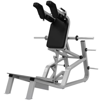 Σημερινά τετράγωνα γόνατος Hack Squat Machine γυμναστήριο Εμπορική πλάκα φορτωμένη