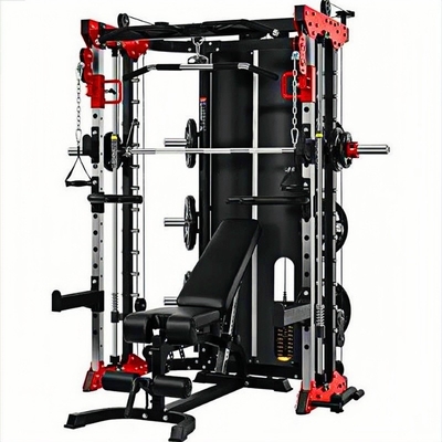 Επιλεγμένο καλώδιο Crossover Smith Machine Σπίτι γυμναστήριο με βάρος στοίβα