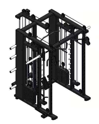 Εμπορική All-In-One Smith Machine Πλήρης Πολυλειτουργικός Εκπαιδευτής Δύναμης για το Σπίτι Φαρμακείο Φαρμακείο Επαγγελματικής Εκπαίδευσης