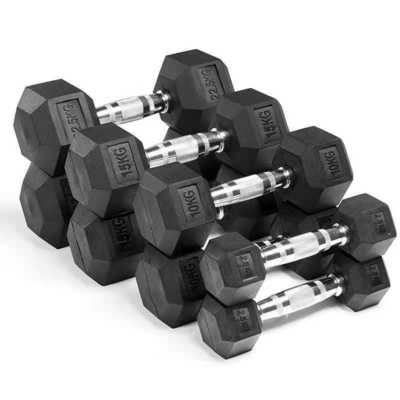 Χονδρικός Χωρίς βάρος Ρουχούμι Hex Dumbbells Σετ ζευγάρι Έξαγωνικό Dumbbell για την προπόνηση δύναμης
