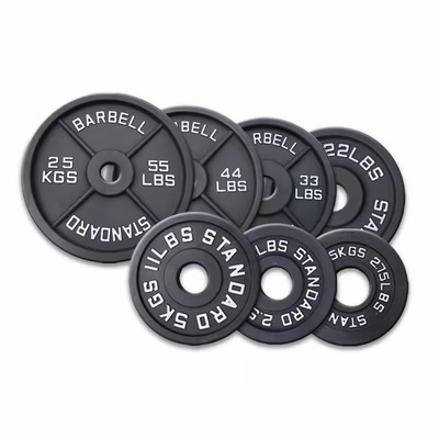 Aço Ferro Pesos livres Exercício Fitnes 5LB 10LB 25LB 35LB 45LB