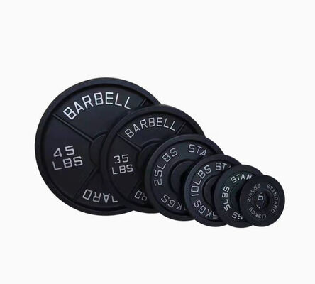 Gym Cast Iron Standard Weight Plates Strength Training Weight Lifting Exercise Equipment Wholesale High Quality Free Weight Training  Cast Iron Standard Weight Plates