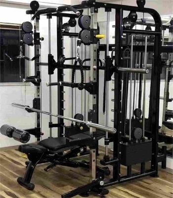 Multi Functional Smith Machine Cage Large Loader Commercial Home Gym Full Body Comprehensive Fitness Equipment Freeman Machine