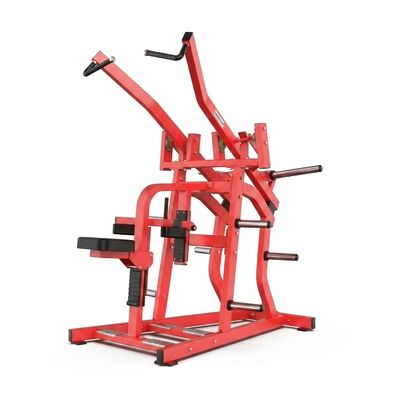 Professional Iso Lateral Wide Plate Loaded Lat Pulldown Machine Heavy Duty Steel Back Strength Equipment
