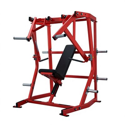 Commercial Plate Loaded Decline Seated steel Chest Press Machine for Lower Chest Workout